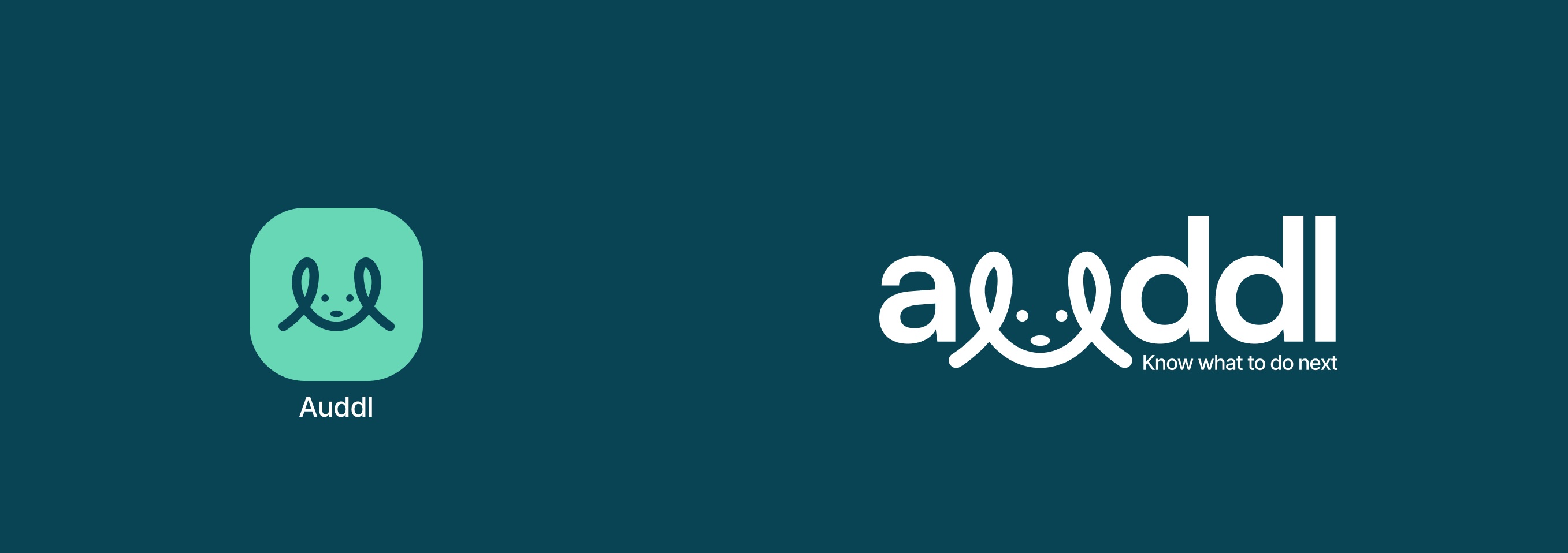auddl app icon and wordmark