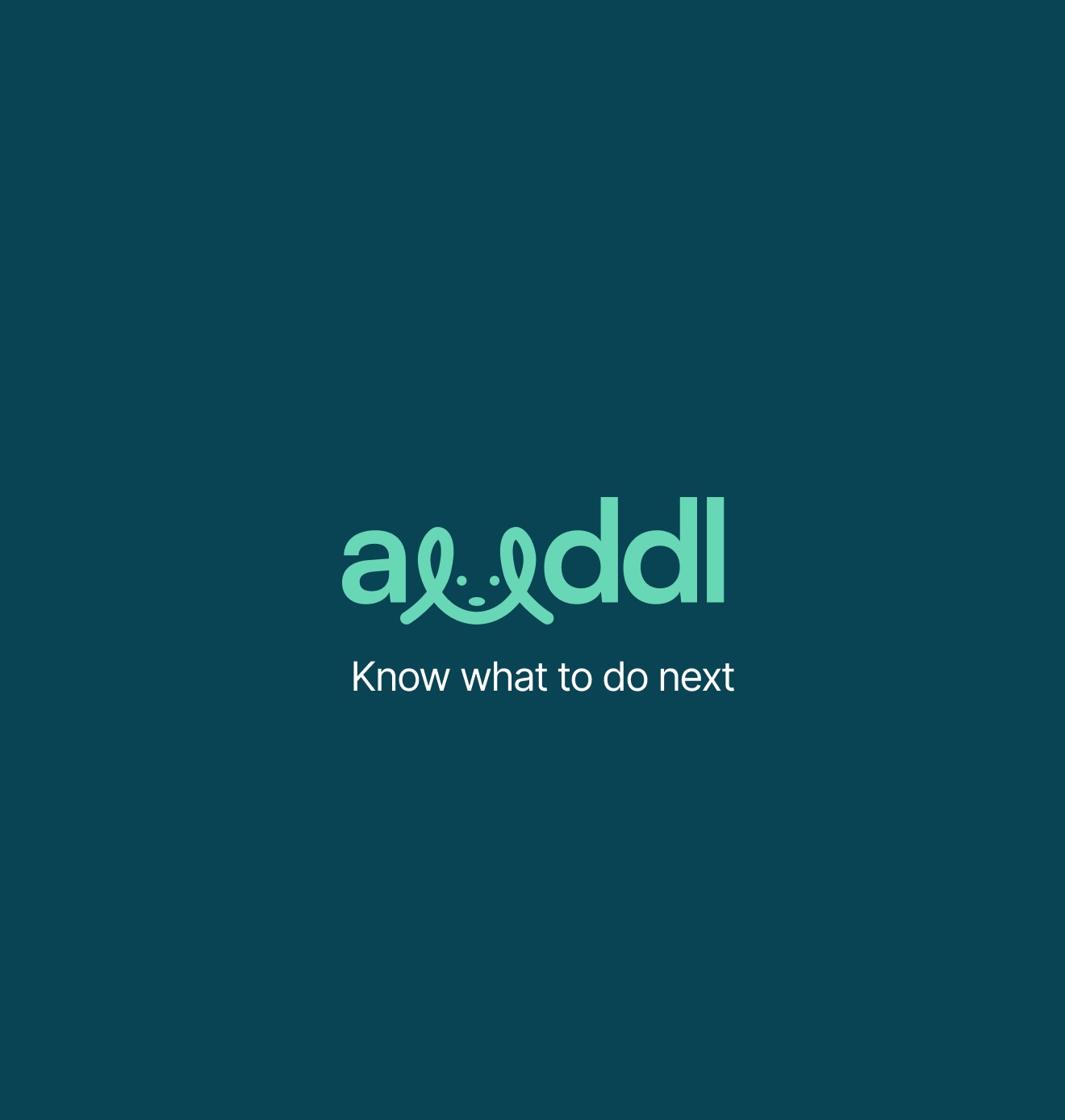auddl wordmark with the tagline Know what to do next